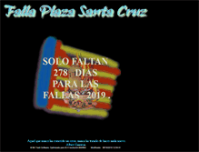 Tablet Screenshot of fallasantacruz.com